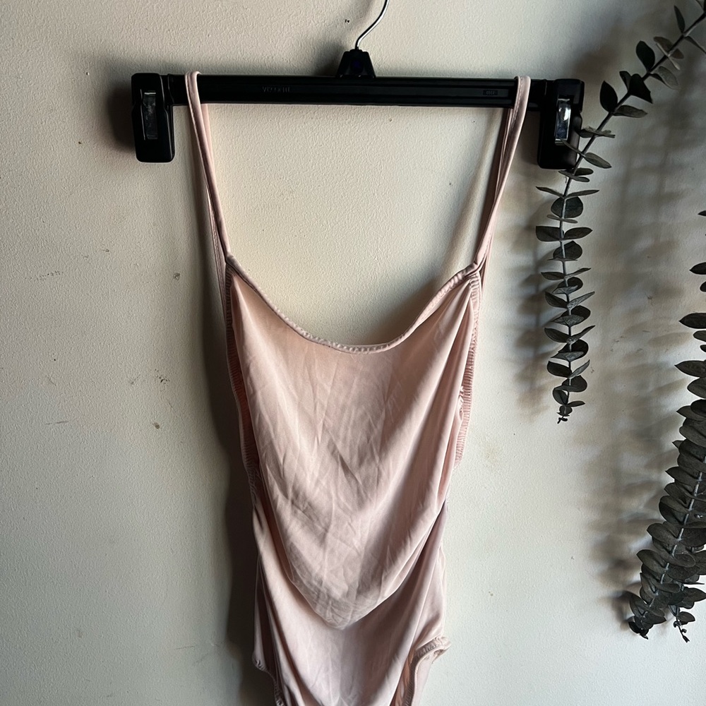 Boohoo Soft Pink Bikini Bottom
